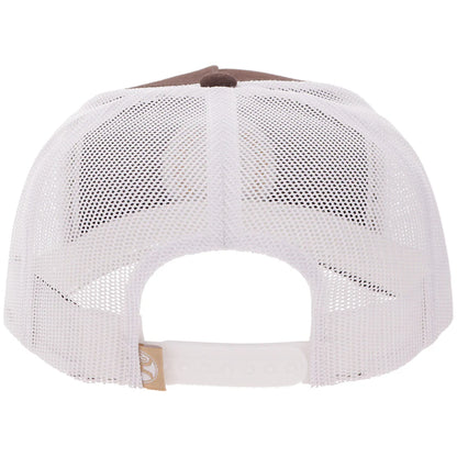 Hooey Quanah Red Hat Brown/White w/ Circle Patch