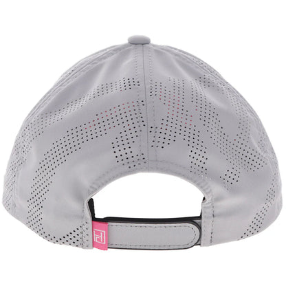 Hooey Cowgirl Golf Hat Grey with Pink