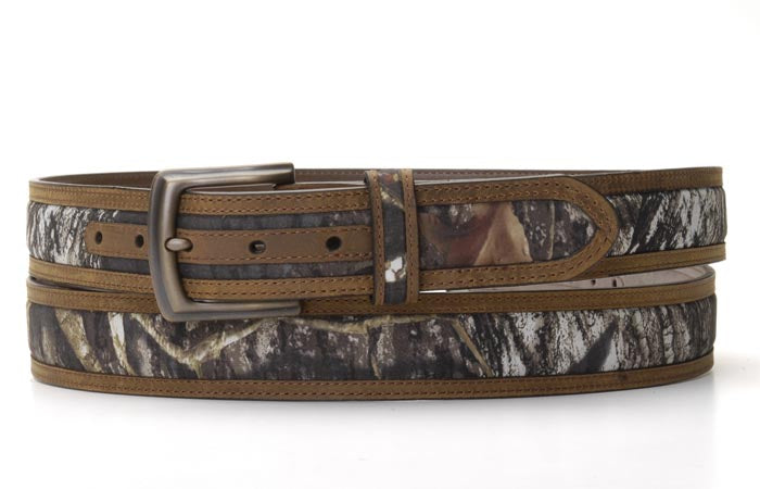 Nocona Leather Edged Camo Belt