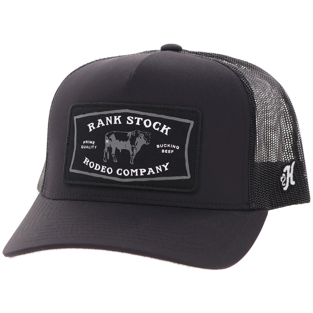 Hooey Rank Stock Hat Black