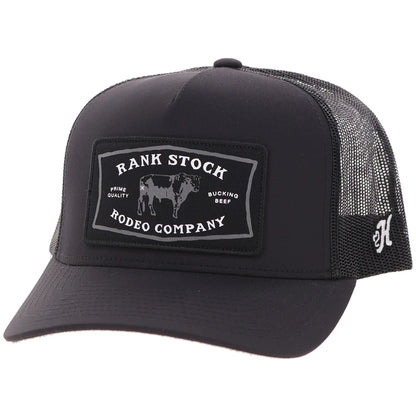 Hooey Rank Stock Hat Black