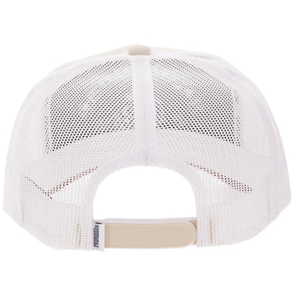 Hooey Prorodeo Hat Tan/White with Blue Logo