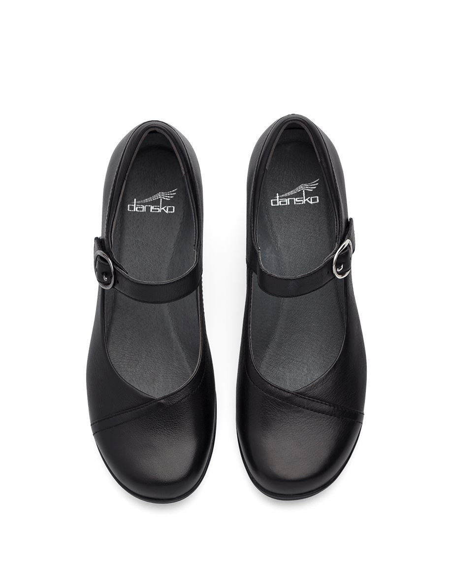 Dansko Fawna Black Milled Nappa