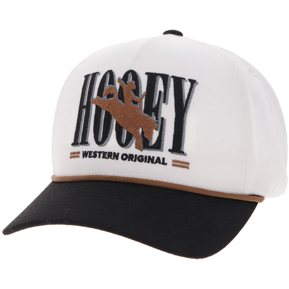 Hooey Wild Ride Hat White/Black