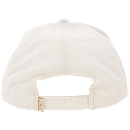 Hooey Pearl Hat Cream Corduroy with Yellow Stitching
