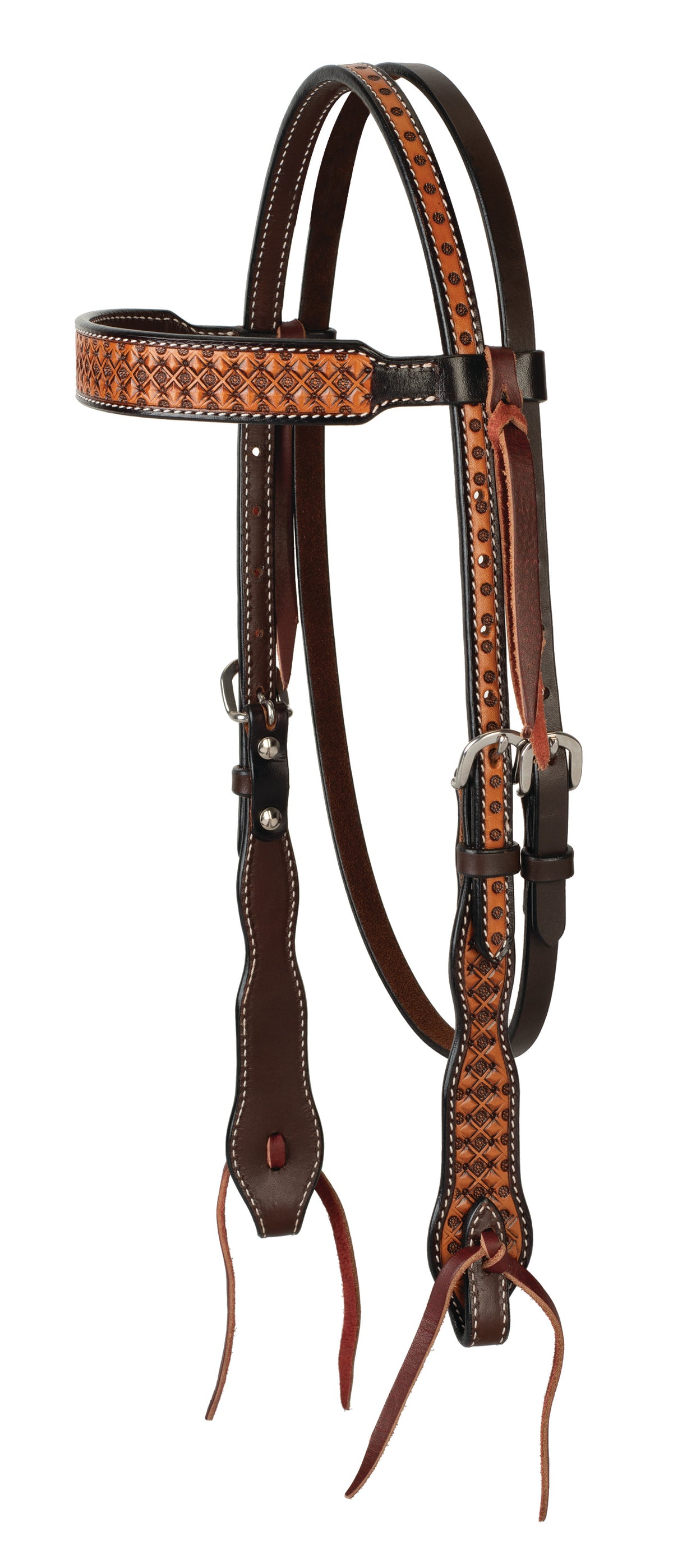 Weaver Floret Tooled Headstall