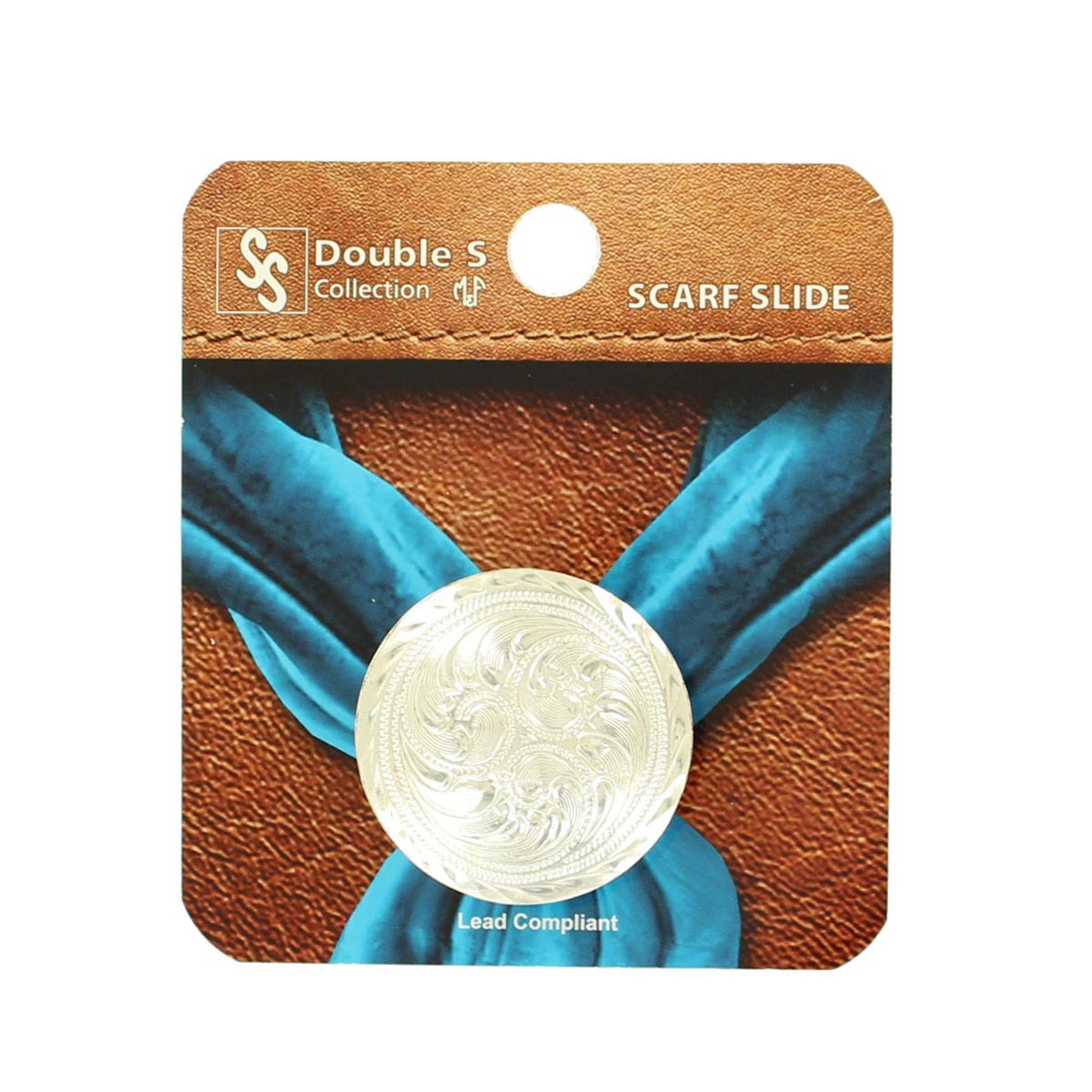 Double S Scarf Slide Concho