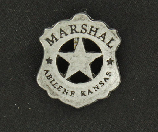 Abilene Marshall Badge Pin
