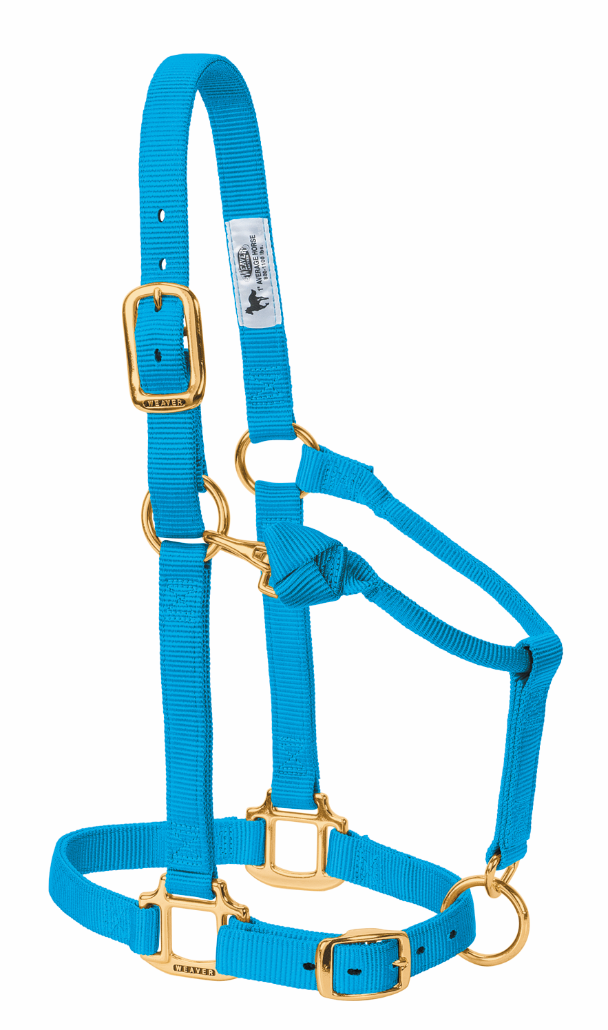Weaver Adjustable Chin Throat Snap Halter 3/4" Suckling