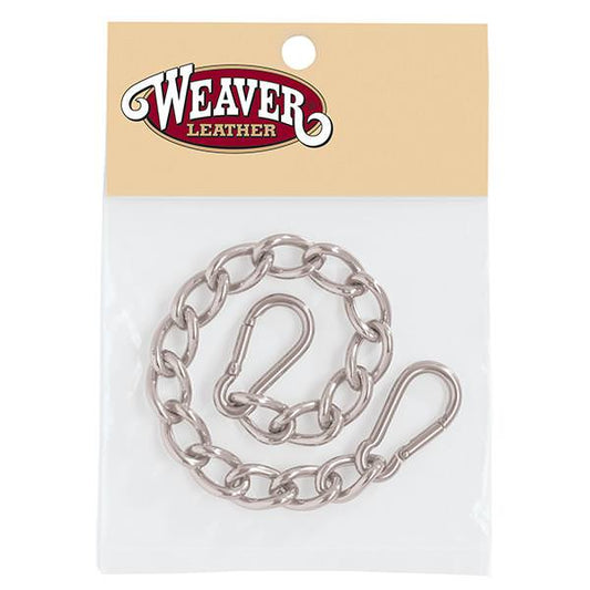 Weaver Curb Chain with Safety Spring Snaps
