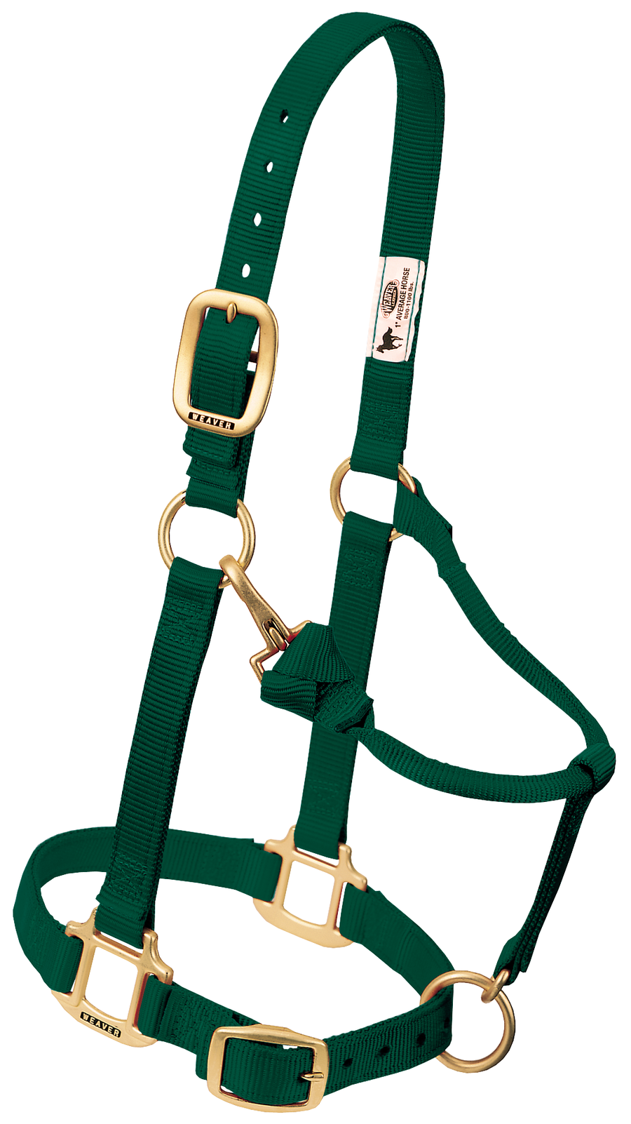 Weaver Adjustable Chin Throat Snap Halter 3/4" Suckling