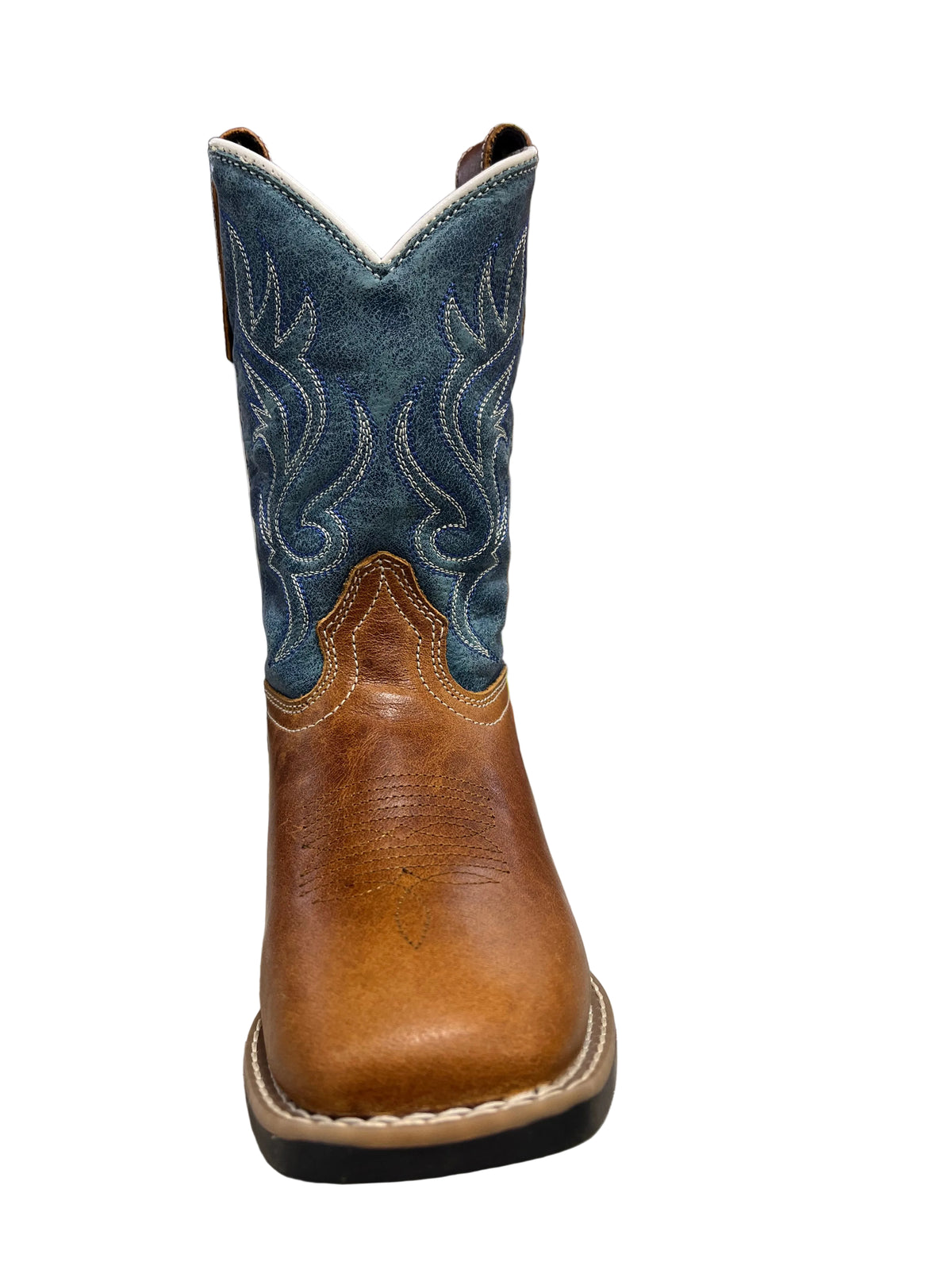 Abilene Kids Blue/Brown Boots