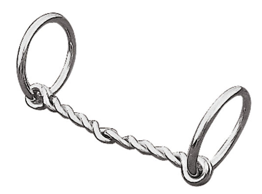 Weaver Nickle Plated Twisted Wire Pony Bit