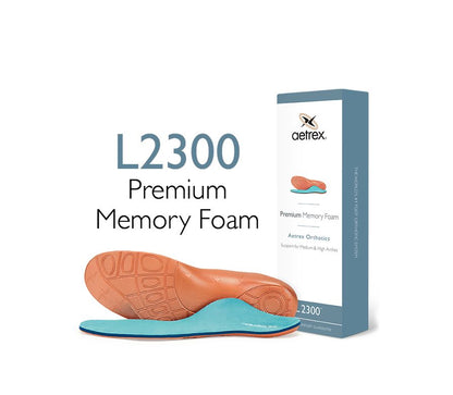 Aetrex L2300 Orthotics Premium Memory Foam Men