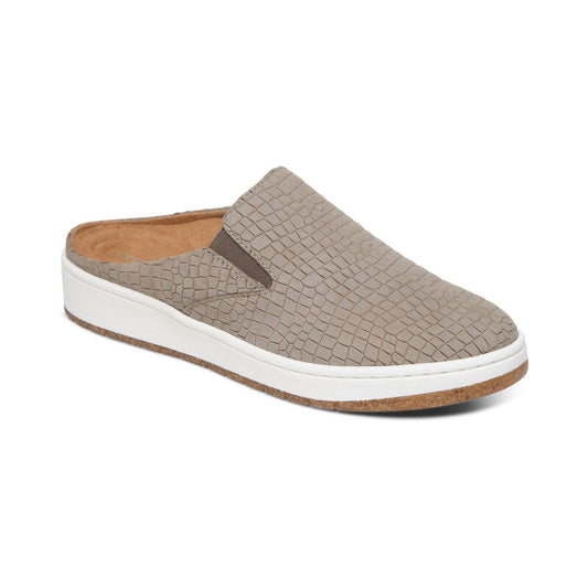 Aetrex Sneaker Mule Sasha Taupe