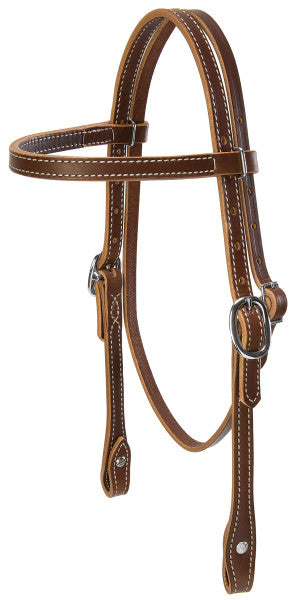 Weaver Pony Headstall Doubled and Stitched Harness Leather