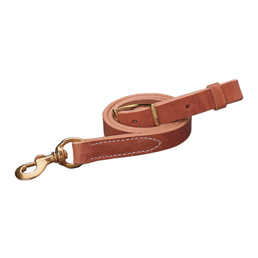 Weaver Leather Tie Down Solid Brass Hardware Russet Brown