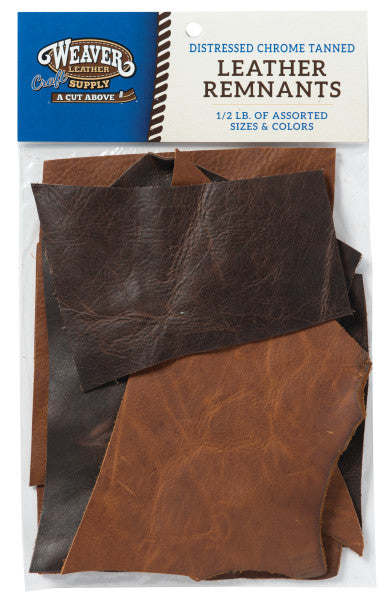 Weaver Leather Assorted Pull Up Leather Remnant Bag