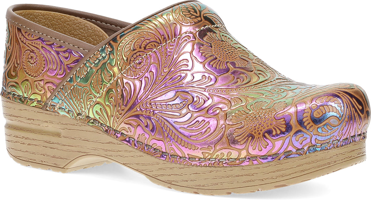 Dansko Professional Clog Multicolored Tooled