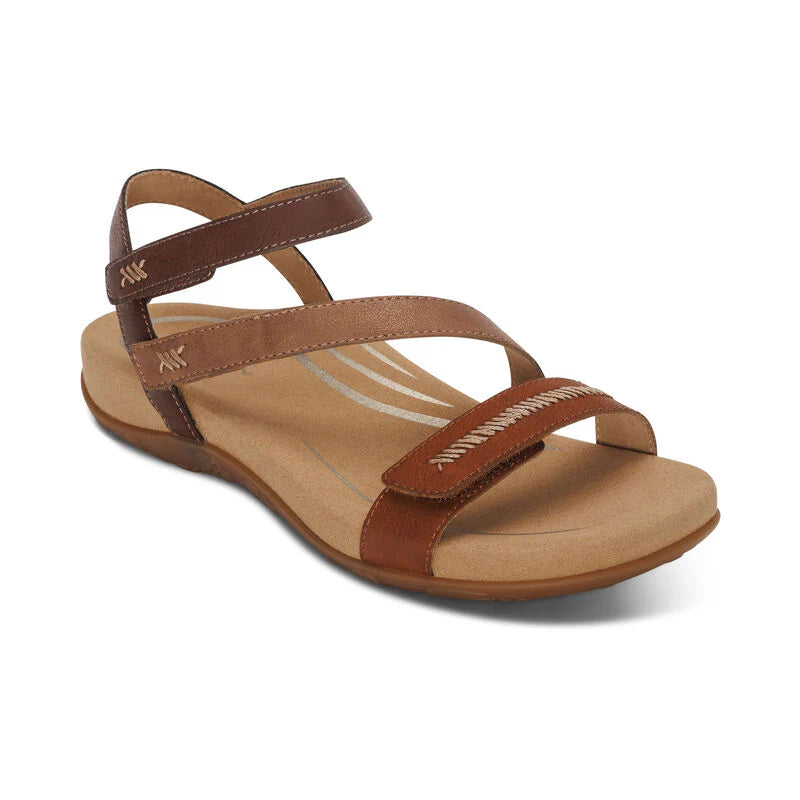 Aetrex Gabby Cognac Multi