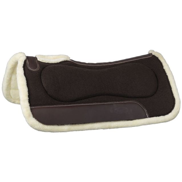 Tough 1 Brown Fleece Contour Pad with Padded Bars