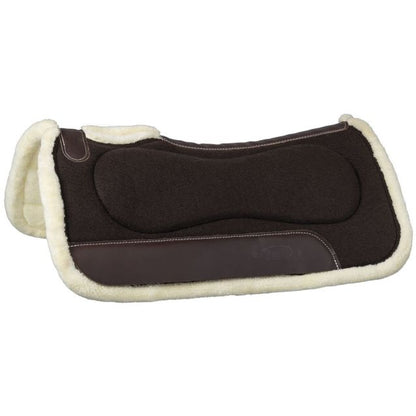 Tough 1 Brown Fleece Contour Pad with Padded Bars