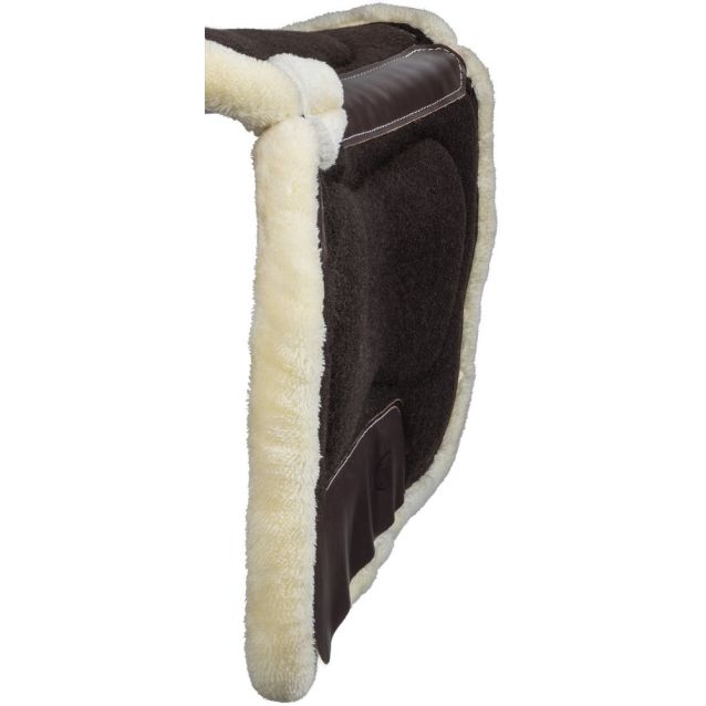 Tough 1 Brown Fleece Contour Pad with Padded Bars