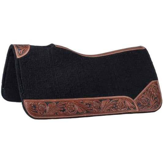 Tough 1 Dakota Felt Pad with Tooled Wear Leathers