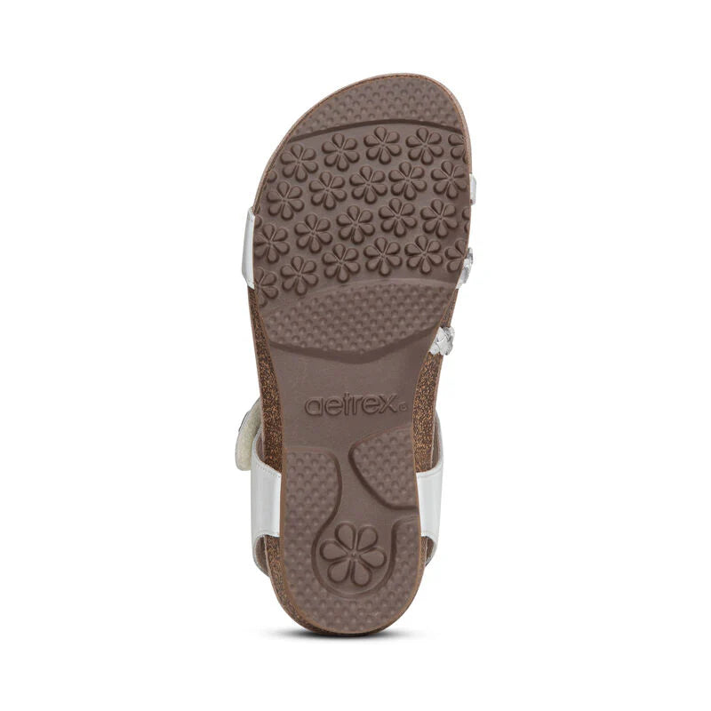 Aetrex Jillian Q Braid White