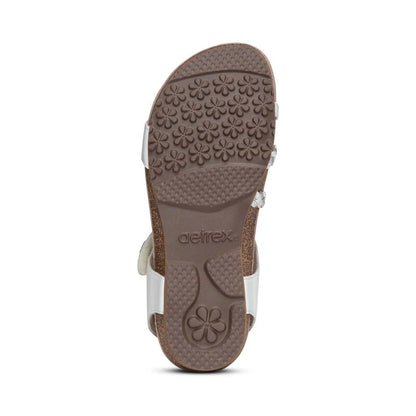 Aetrex Jillian Q Braid White