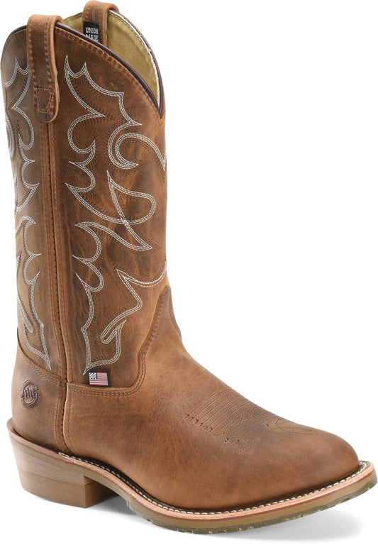 Double H Dylan Distressed Brown R Toe
