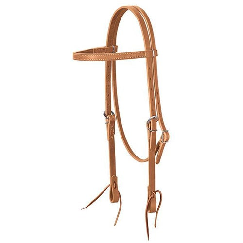 Weaver 5/8" Browband Headtsall Golden Brown
