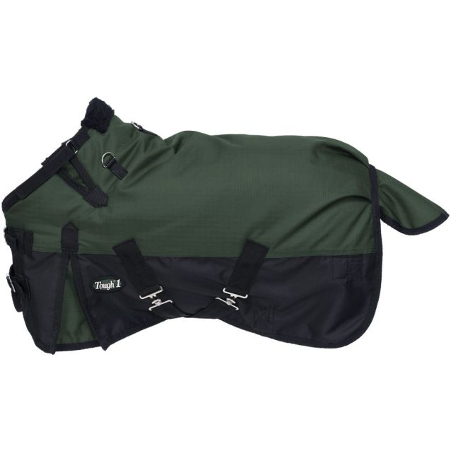 Tough 1 1200D Miniature Waterproof Snuggit Turnout Blanket Hunter Green