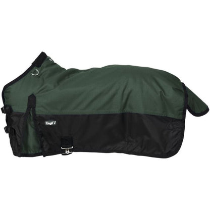 Tough 1 600D Waterproof Foal Turnout Blanket Hunter Green