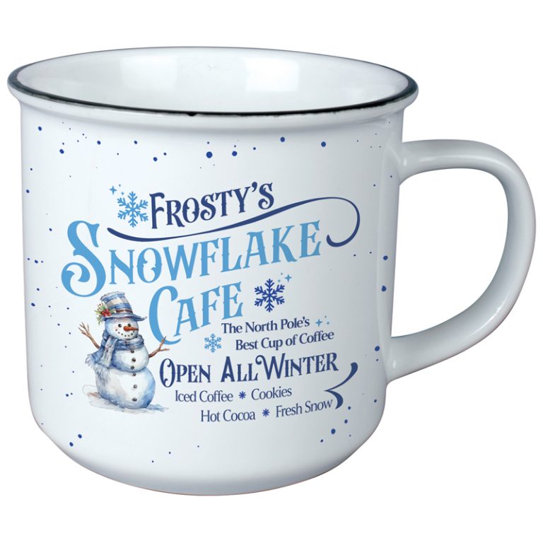 Carson Vintage Mug Snowflake Cafe