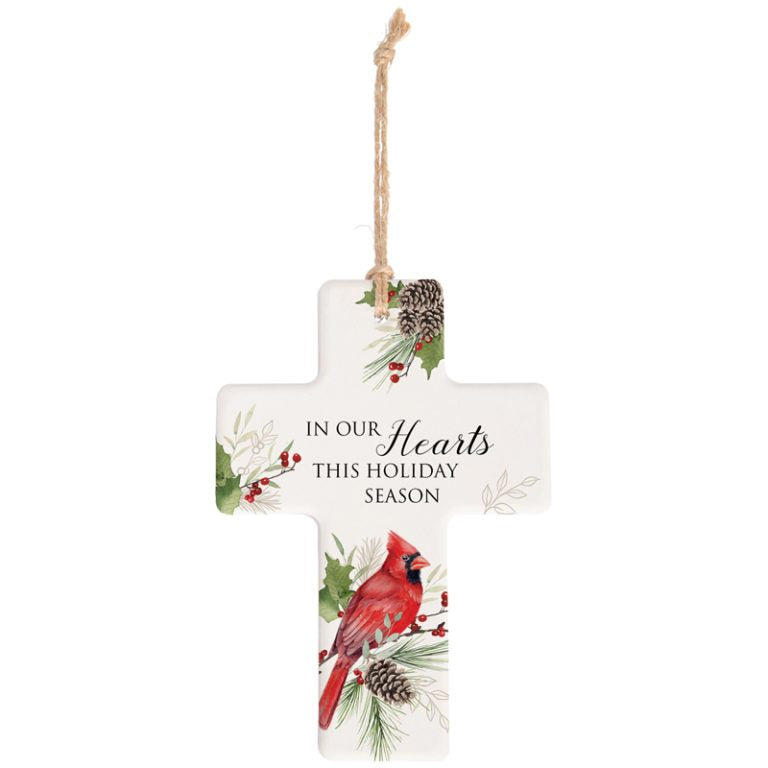 Carson Christmas Cross Ornament In Our Hearts