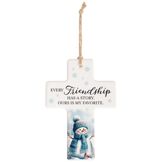 Carson Christmas Cross Ornament Friendship