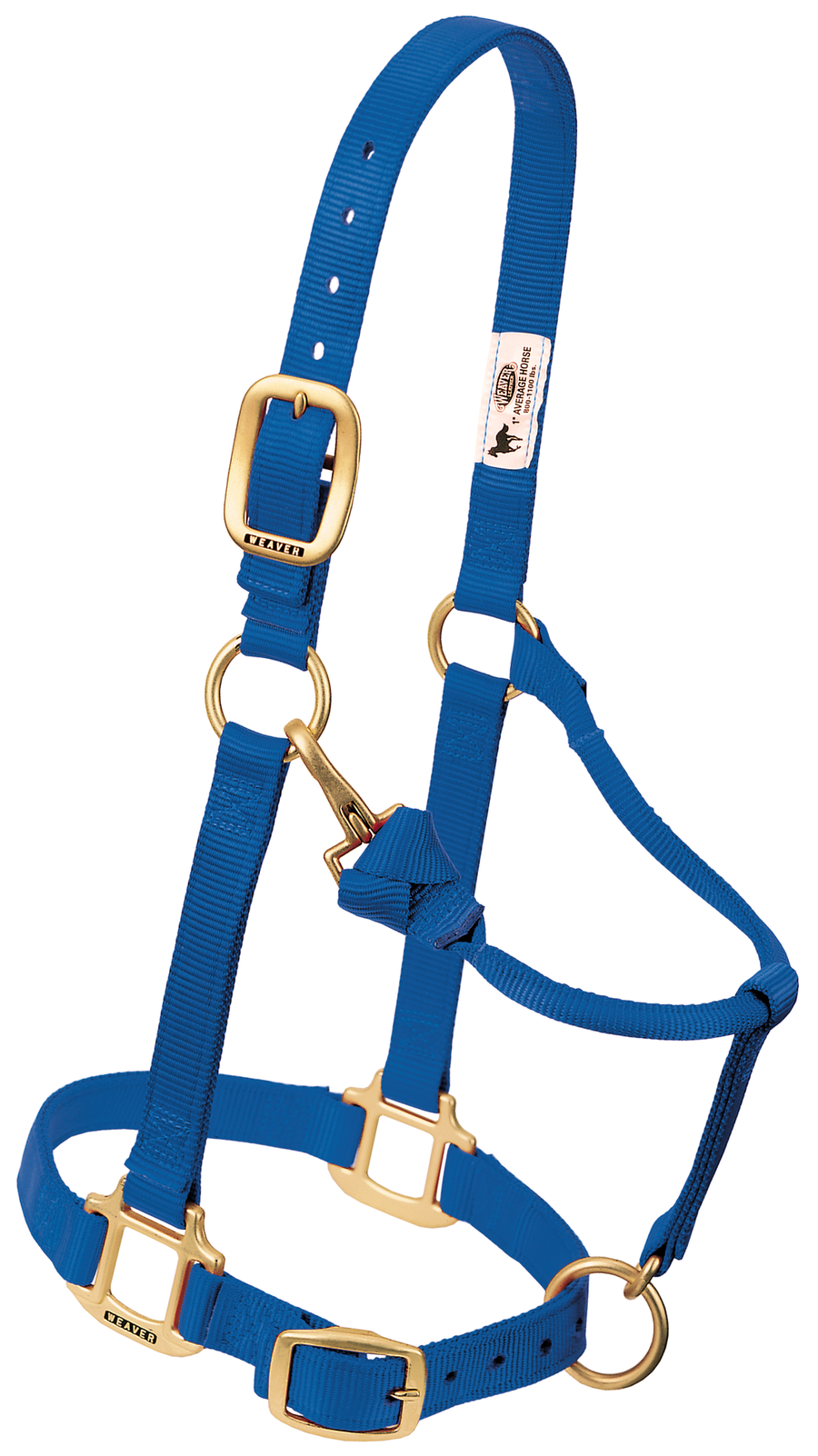 Weaver Adjustable Chin Throat Snap Halter 3/4" Suckling