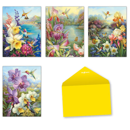 Leanin Tree 12 Notecards Pack Nature's Palette