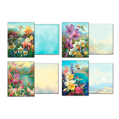 Leanin Tree 12 Notecards Pack Nature's Palette