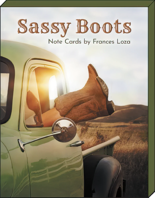 Leanin Tree 12 Notecards Pack Sassy Boots
