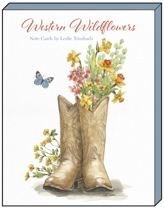Leanin Tree 12 Notecards Pack Western Wildflowers