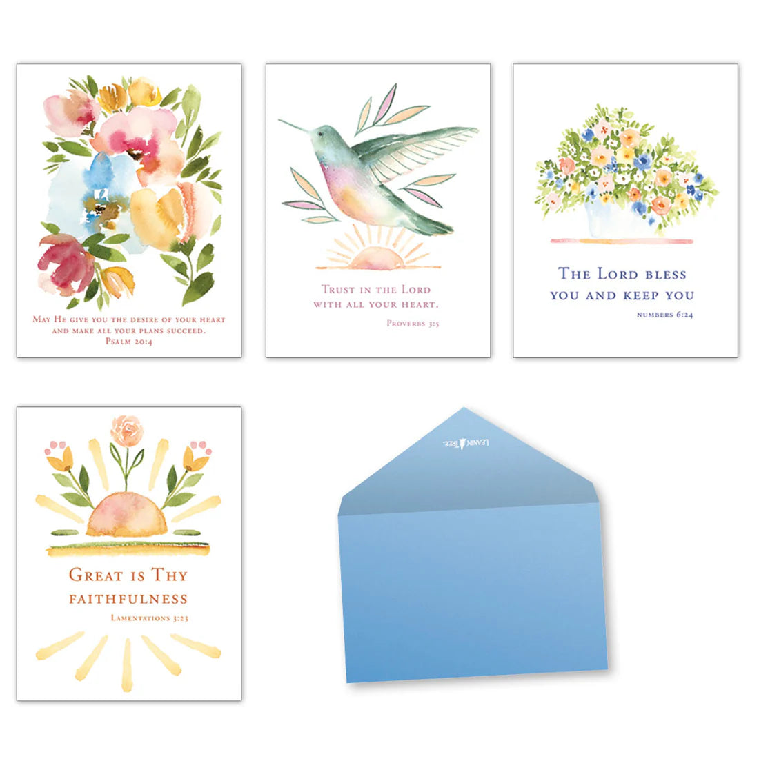 Leanin Tree 12 Notecards Pack Sunshine & Blessings