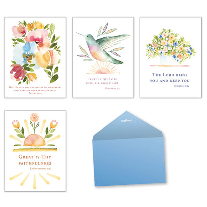 Leanin Tree 12 Notecards Pack Sunshine & Blessings