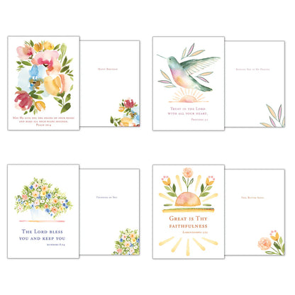 Leanin Tree 12 Notecards Pack Sunshine & Blessings