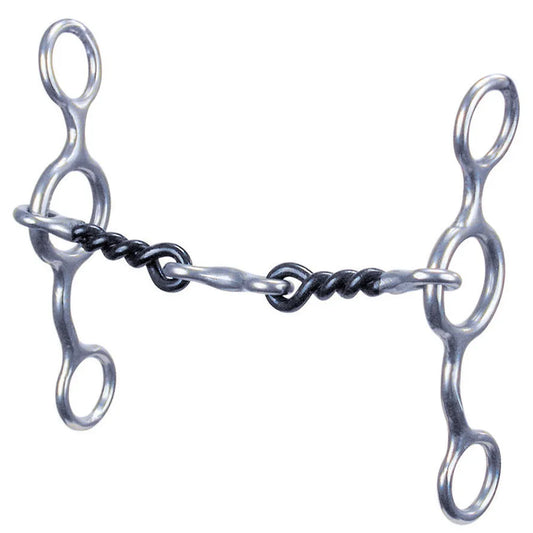 Reinsman Stage B Junior Cow Horse Twisted Dogbone Bit