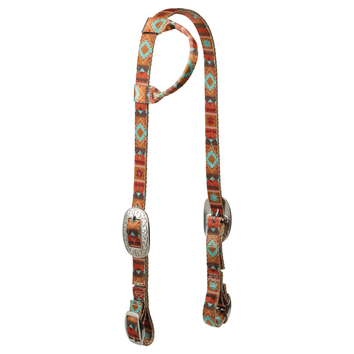 Weaver Poly Patterned Sliding Ear Headstall