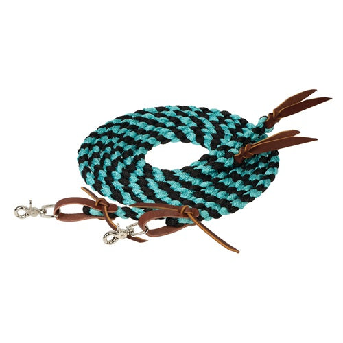 Weaver Braided Split Reins 1/2"X8'