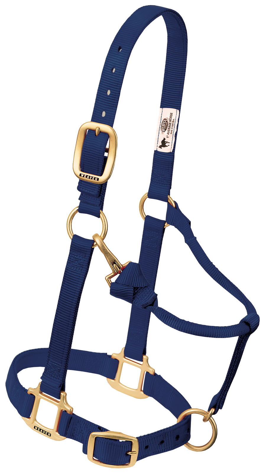 Weaver Adjustable Chin Throat Snap Halter 3/4" Suckling