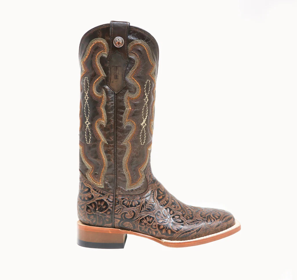 Tanner Mark Tooled Saddle Square Toe